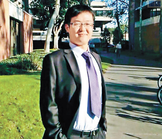 南加大中國留學生紀欣然。檔案照