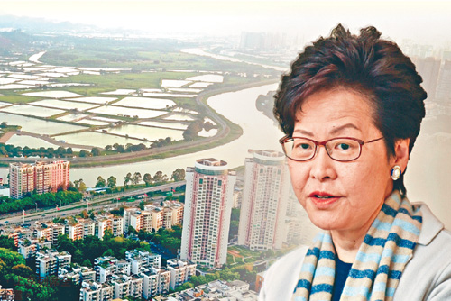 「粵港澳大灣區發展規劃」將出台,上京列席全國人大會議開幕的特首林鄭月娥很雀躍。