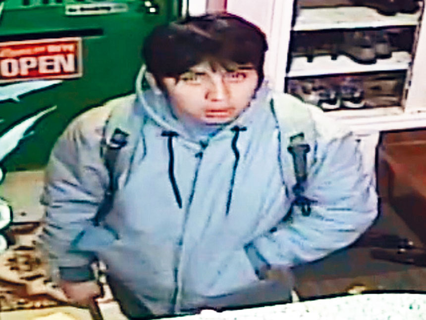 警方目前正在通緝涉案男子。紐約市警務處圖片