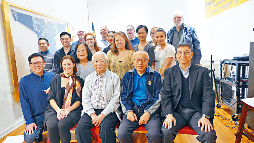 美洲華裔博物館在16日下午首次推出舞台劇「宋氏悲歌」,此劇也將會選擇在芝加哥進行首演。梁敏育攝