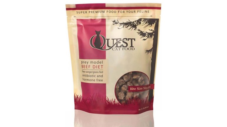 兩磅冷凍「Quest Beef」貓糧遭沙門氏菌感染召回。FDA