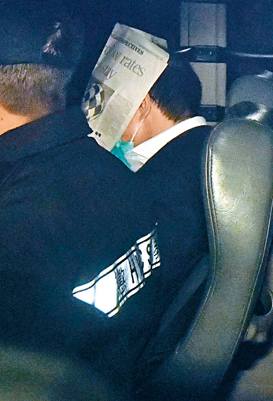 張祺忠被裁定謀殺罪名成立,由囚車押走。