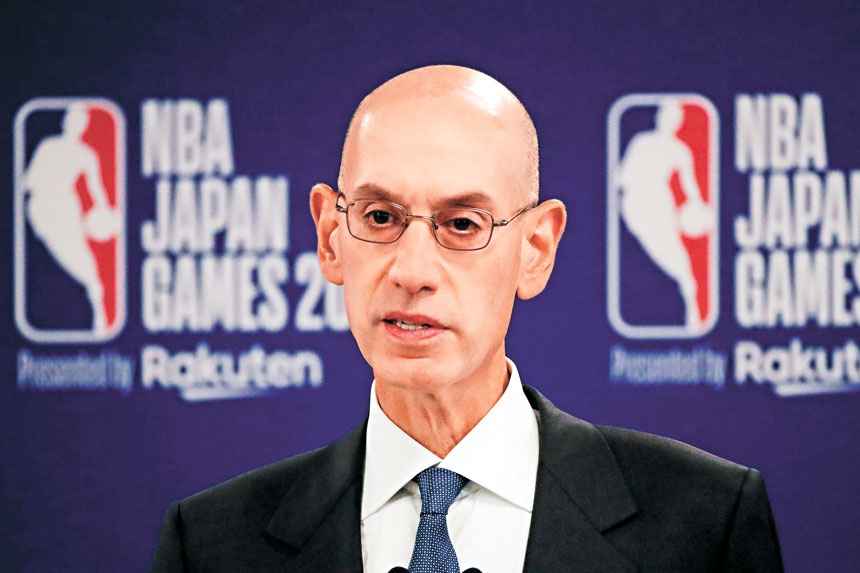 聯盟主席亞當.肖華此前出席活動並發言。資料圖片