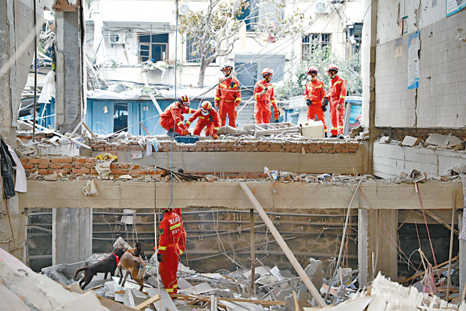 十堰市一個街市上周發生爆炸。