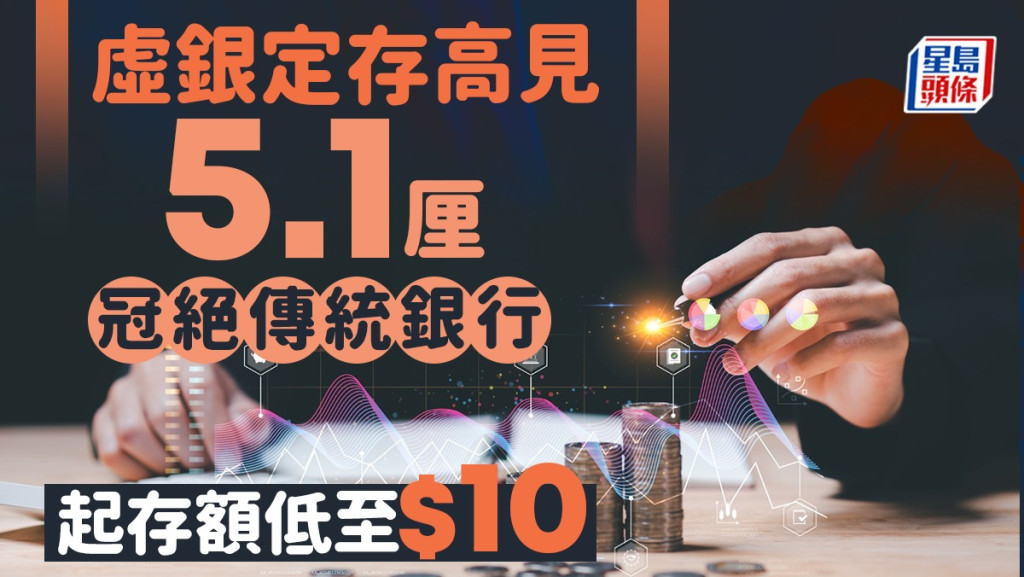 定存攻略｜虛銀定存高見5 1厘 冠絕傳統銀行 起存額低至 10 星島日報