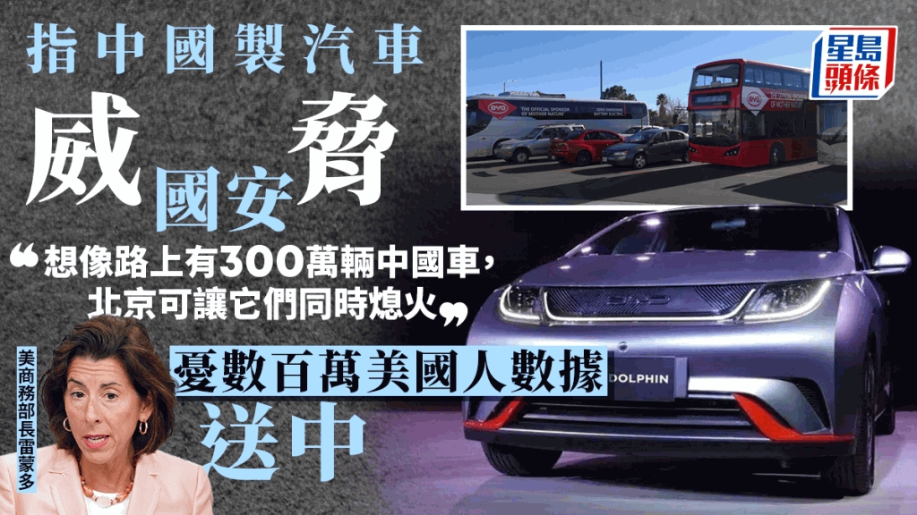 危言聳聽︱雷蒙多：若美國路上有300萬輛中國車 「北京能讓它們同時熄火」 星島日報